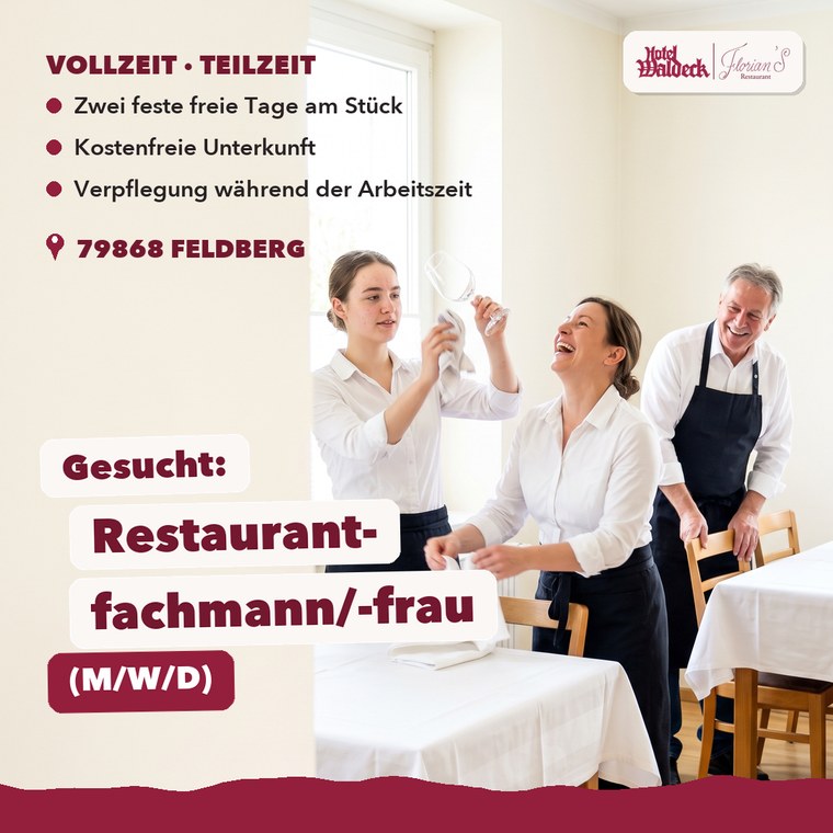 Motiv 2 — drei Kollegen beim Eindecken
